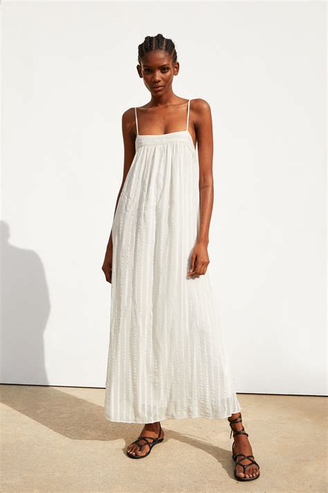 zara white maxi dress